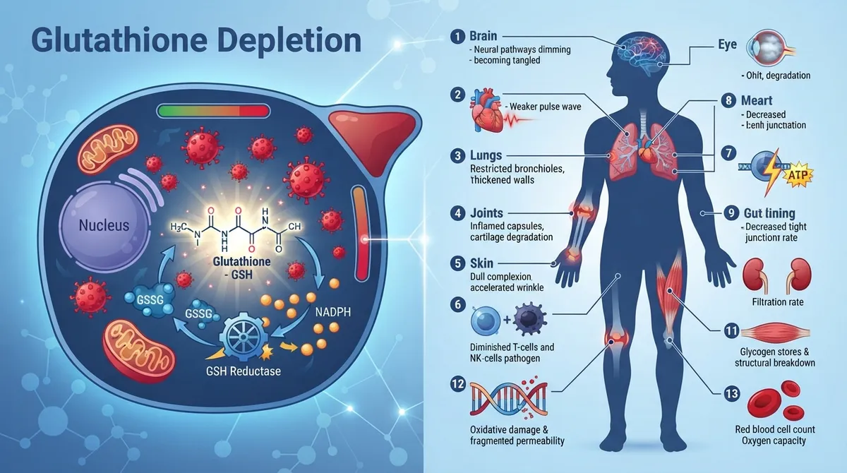 glutathione depletion