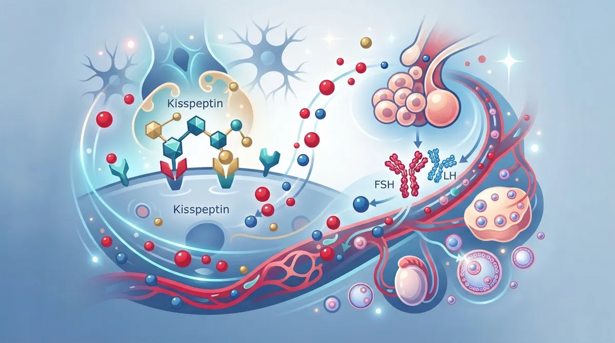 kisspeptin with gonadotropins