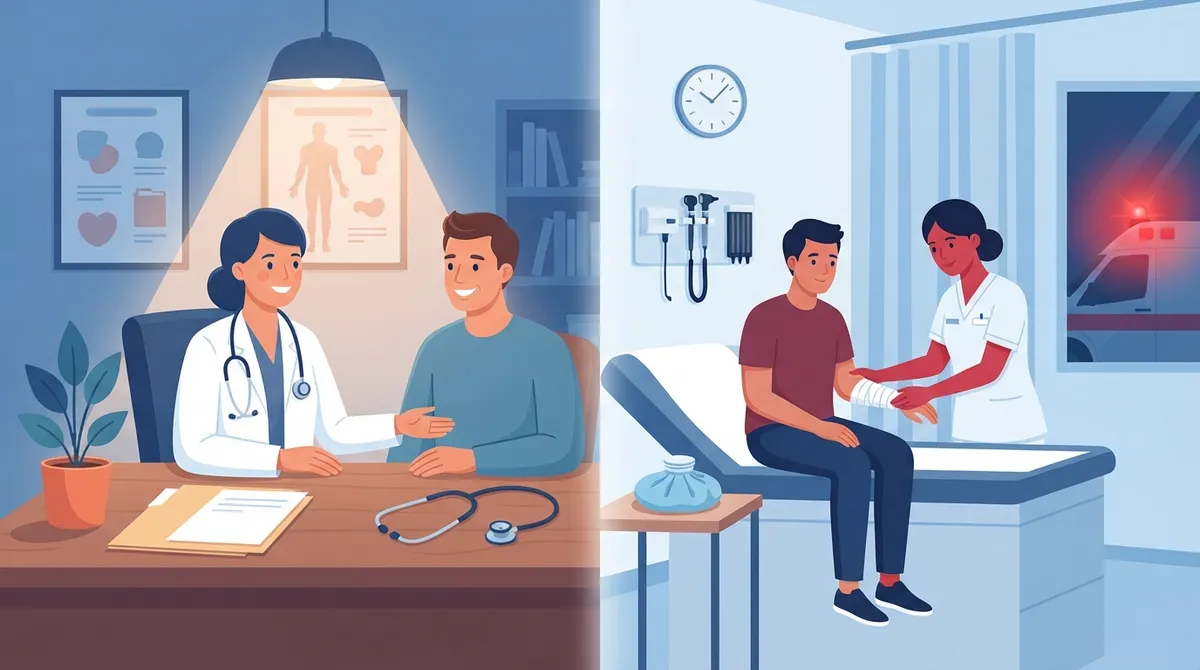 Primary Care vs. Urgent Care: Which Fits Your Needs?